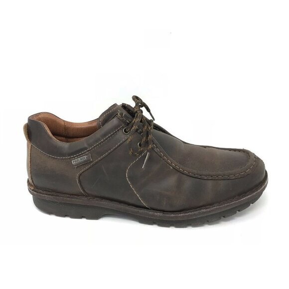 Pikolinos Spain Brown Leather Moc Toe Boots 13 main image 5